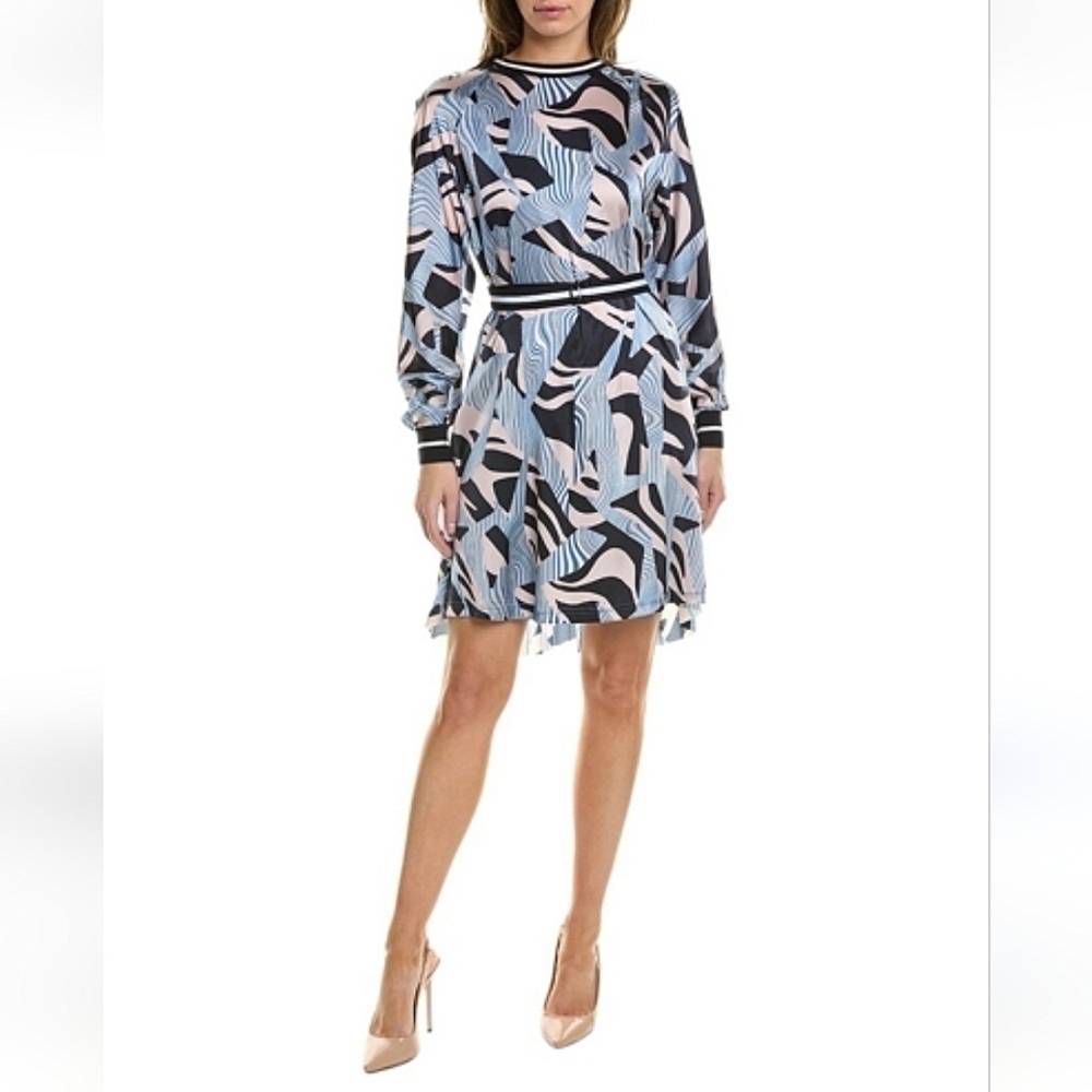 Marc Cain Silk Printed Mini Dress NWT